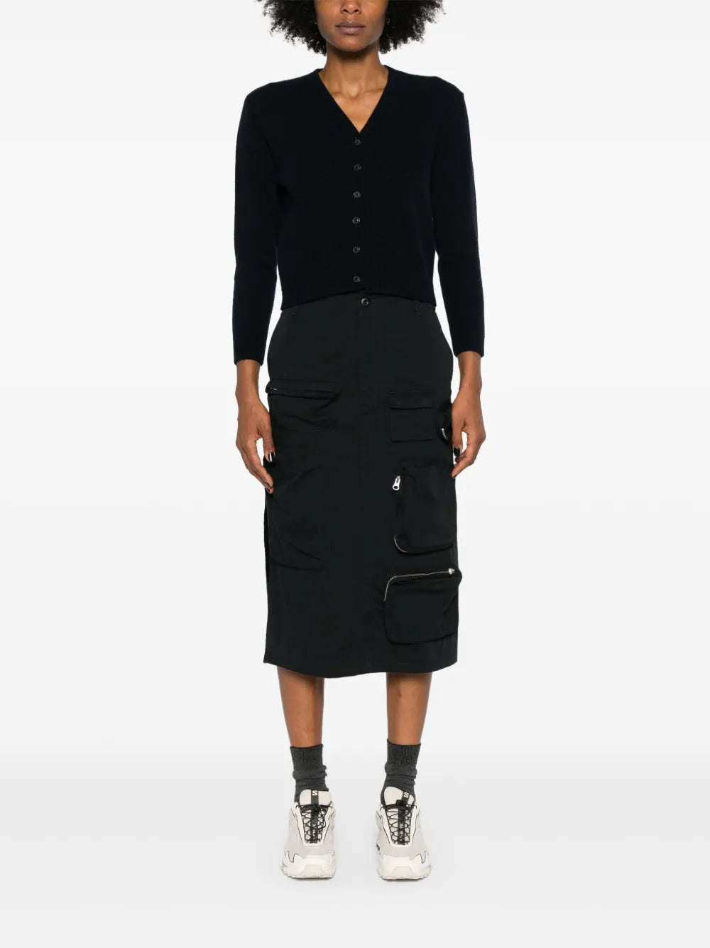 Single Stitch-Logo Cargo Skirt