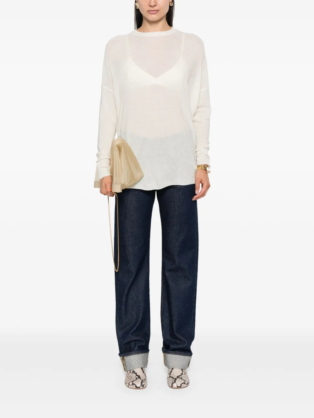 Sequin-Embellished Jumper