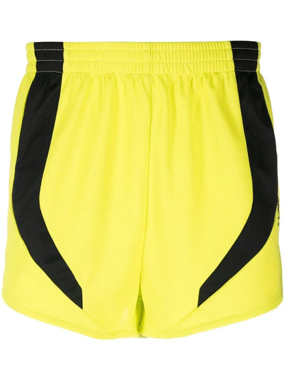 Football Contrasting-Panels Track Shorts