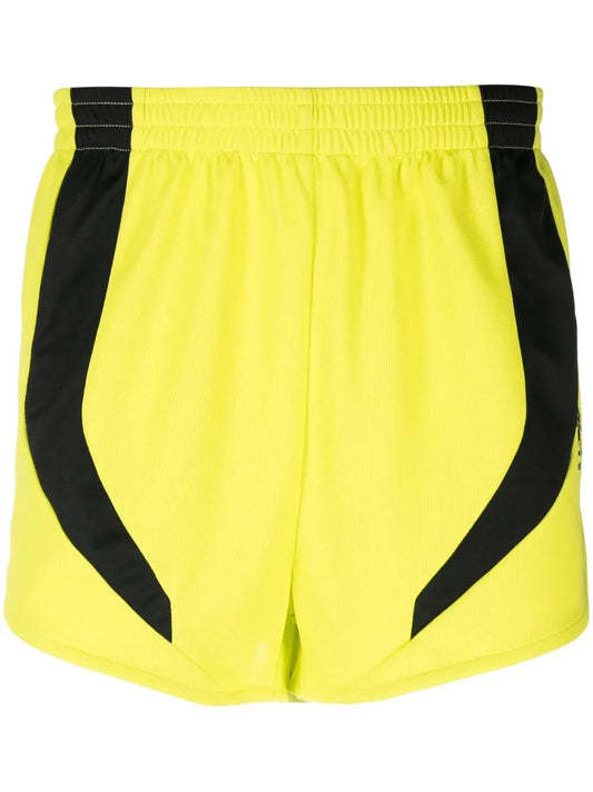 Football Contrasting-Panels Track Shorts