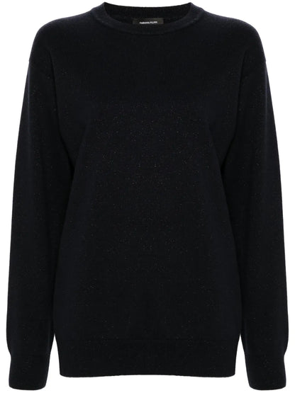 Crew-Neck Glittered Jumper