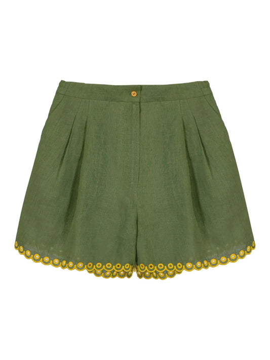 Petra Embroidered Shorts