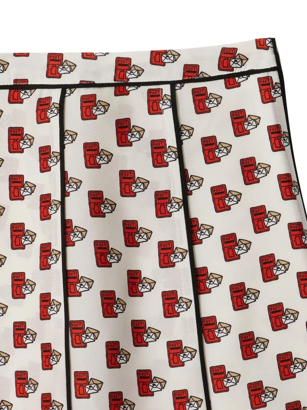 Postbox Pleated Skirt