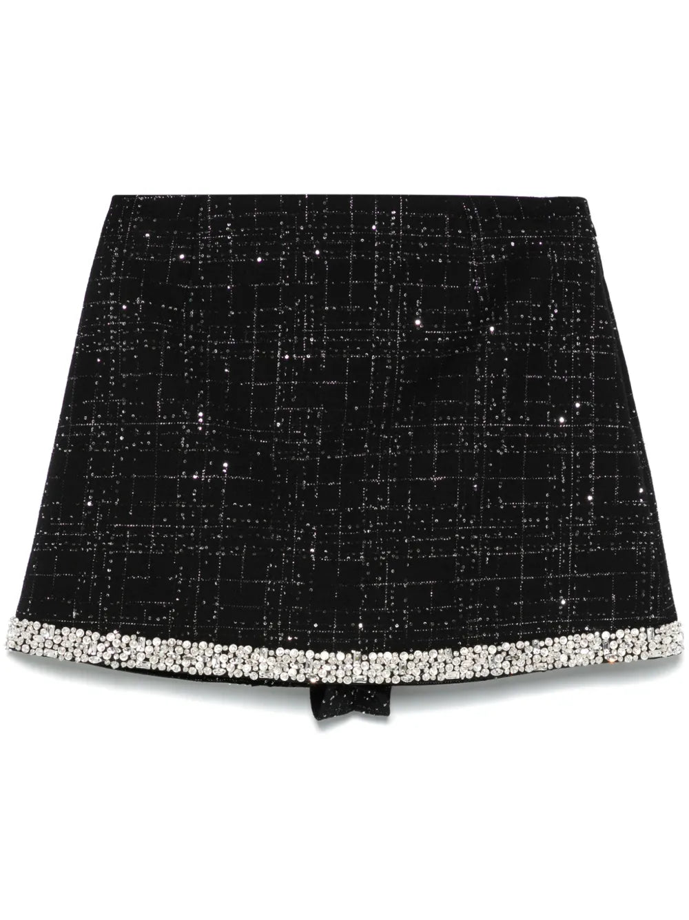 Crystal-Embellished Skort