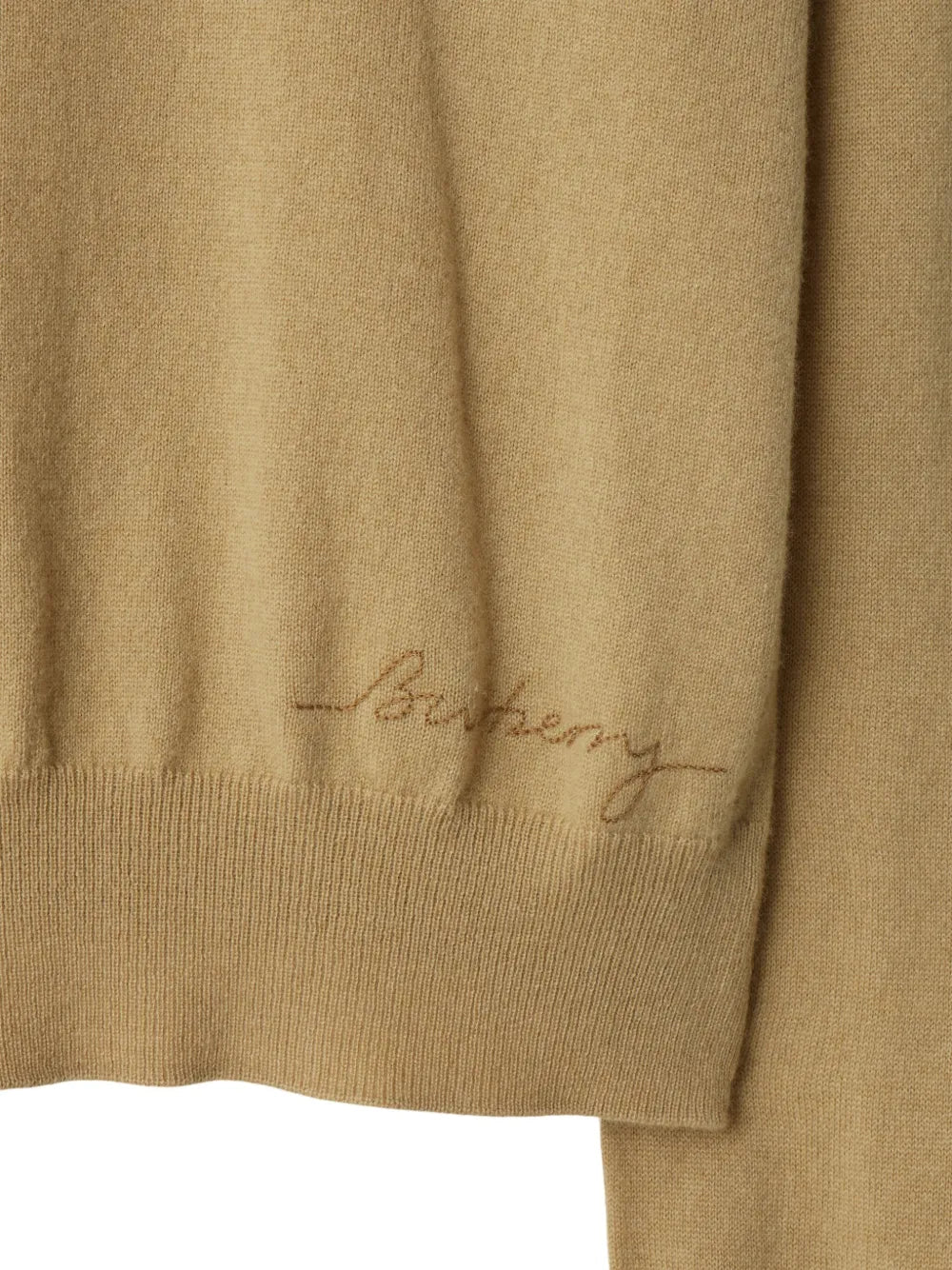 Logo-Embroidered Cashmere Jumper