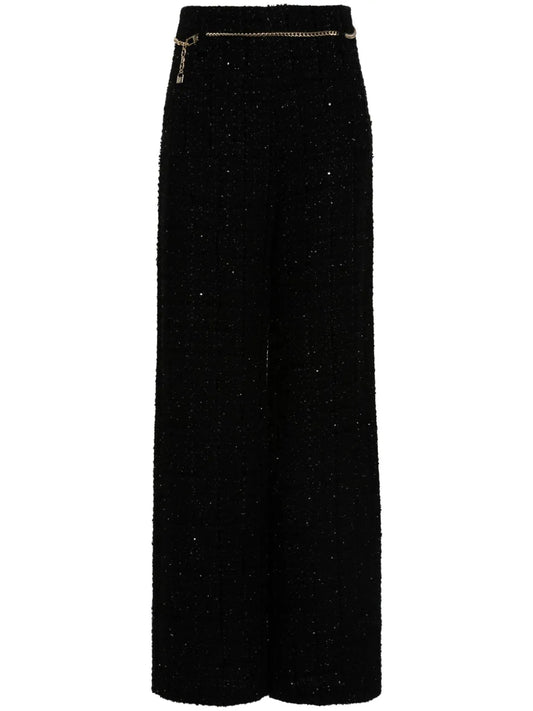 Sequinned Tweed Trousers