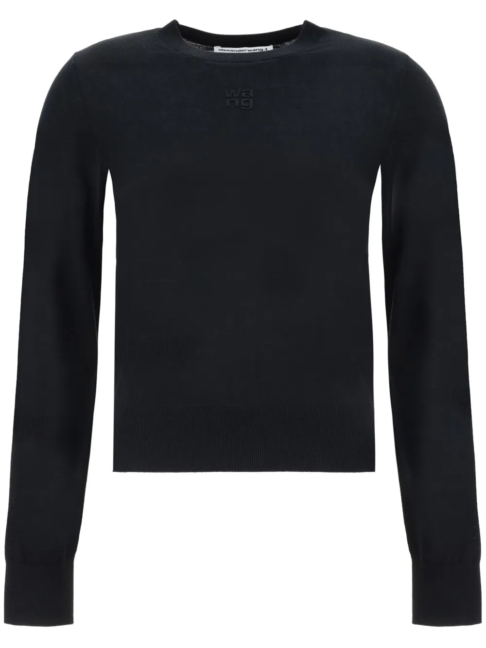 Intarsia-Knit Logo Wool Sweater