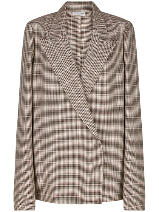 Checked Blazer Shirt