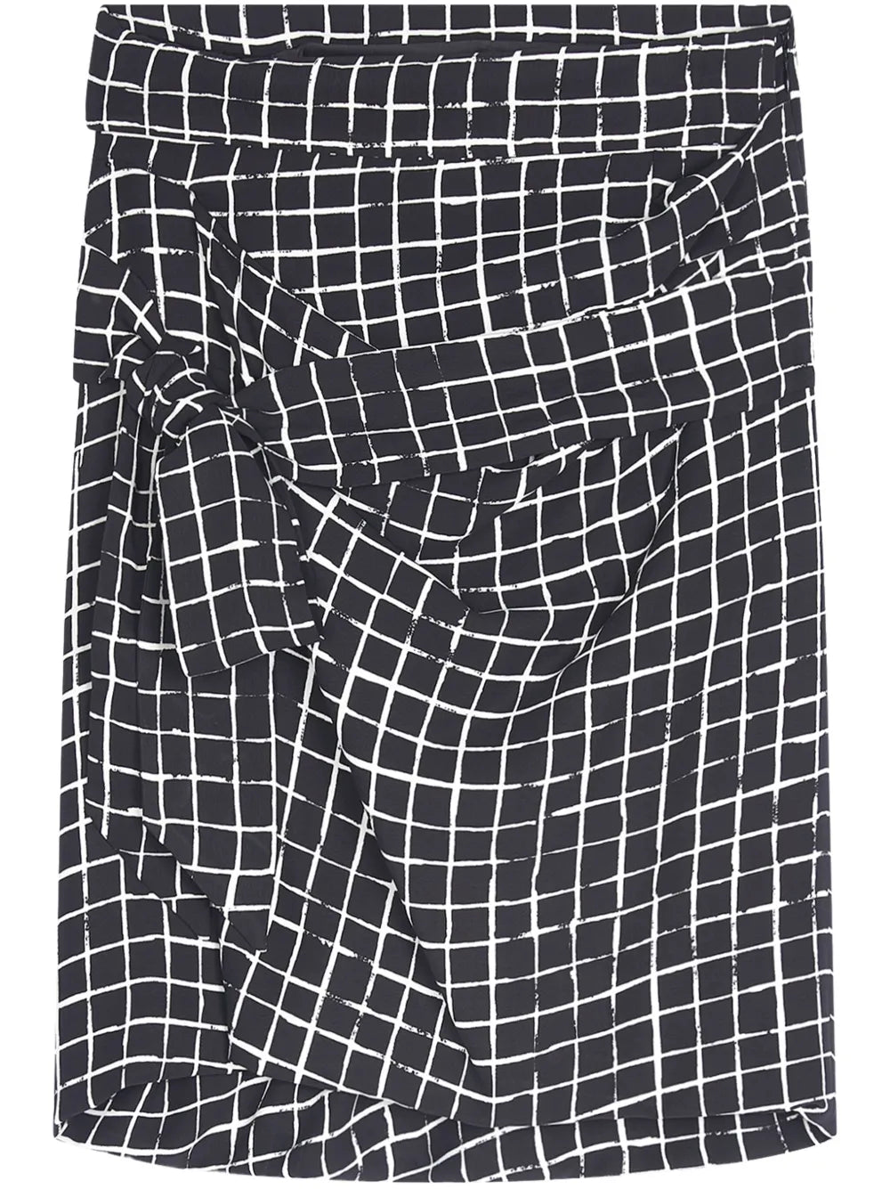 Draped Midi Skirt