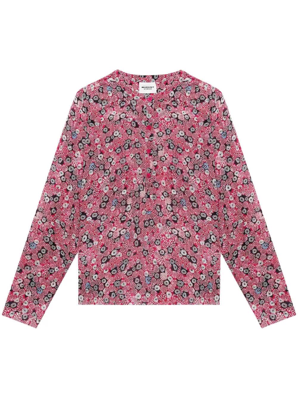 Maria Abstract-Print Blouse
