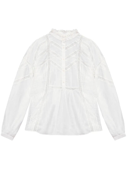 Gelma Embroidered Cotton Blouse
