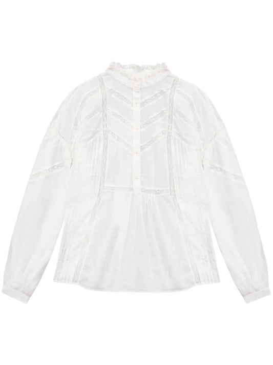 Gelma Embroidered Cotton Blouse