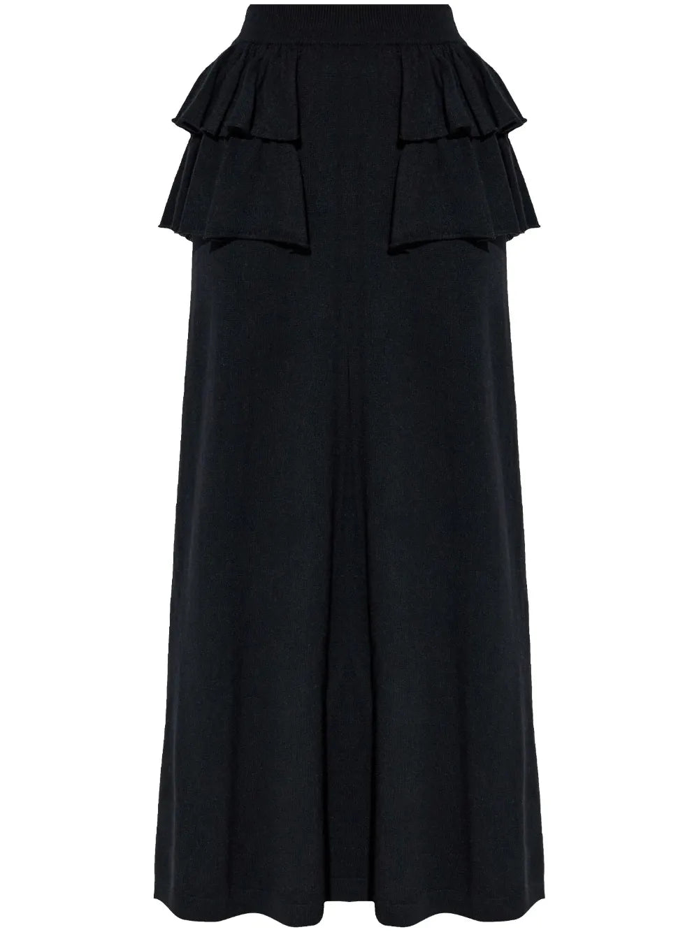 Layered Cashmere Maxi Skirt