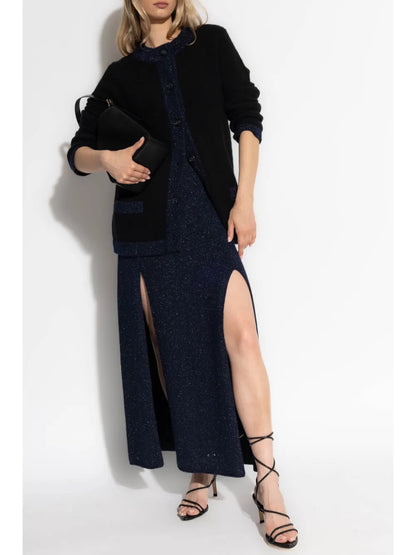 Aera Bouclé Cashmere Cardigan