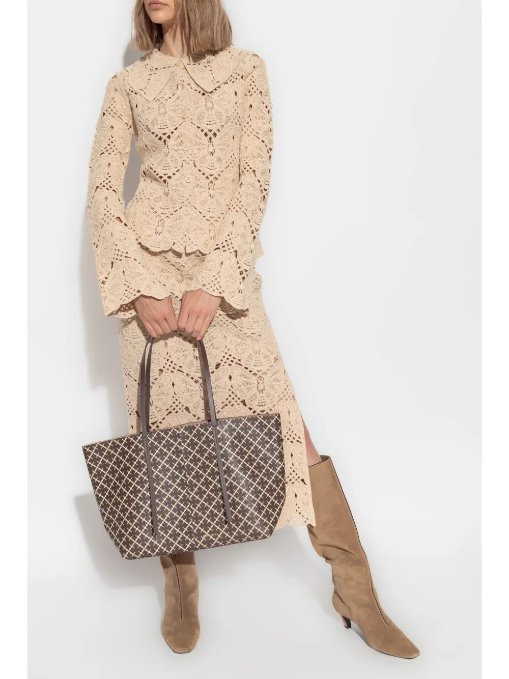 Cantala Crochet Midi Skirt
