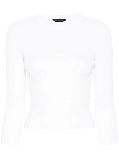 Bb-Pattern Open-Knit Jumper