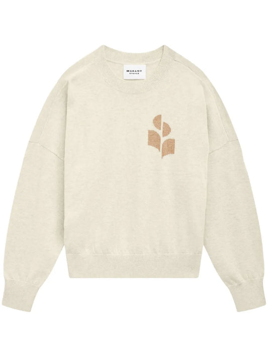 Marisans Logo-Intarsia Jumper