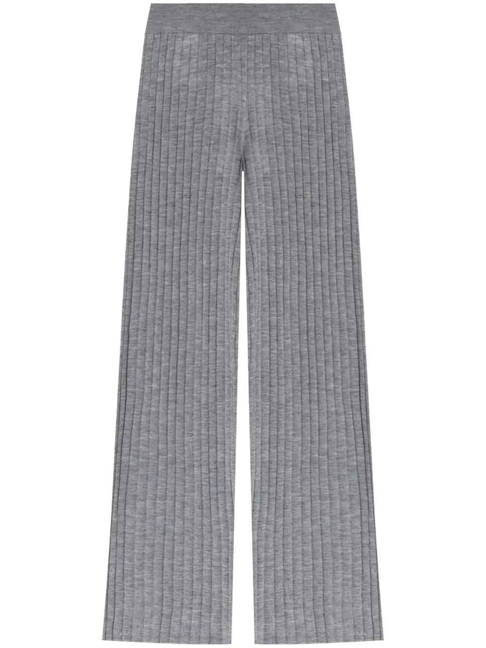 Karren Ribbed-Knit Cashmere Trousers