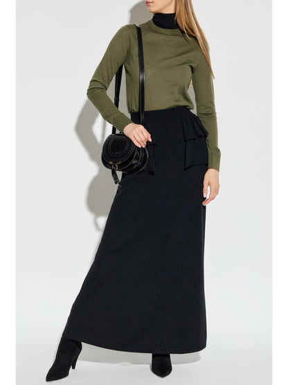 Marina Mock-Neck Cashmere Jumper