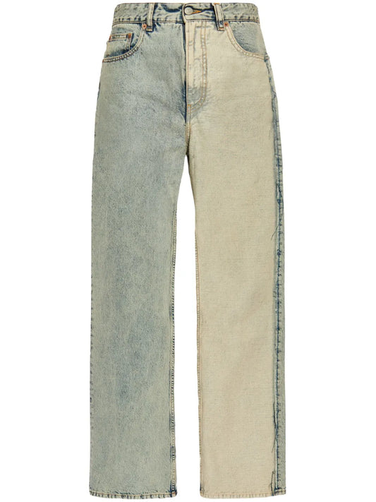Low-Rise Wide-Leg Jeans