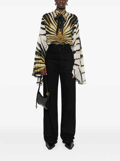 Abstract-Print Shirt