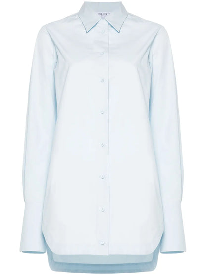 Button-Fastening Shirtdress