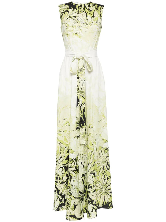 Printed Crepe Jumpsuit