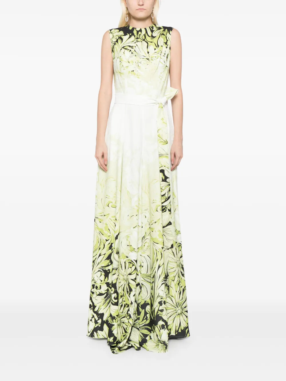 Printed Crepe Jumpsuit