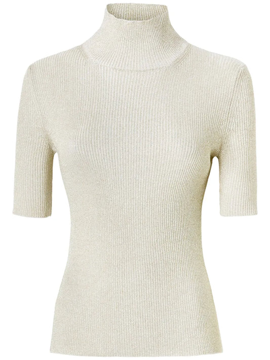 Metallic Knitted Top