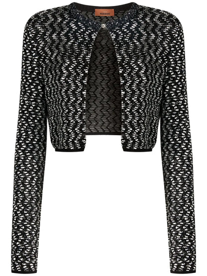 Sequin-Embellished Cardigan