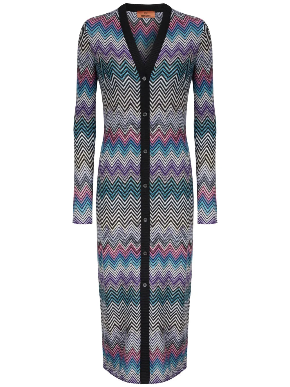 Patterned Knitted Coat