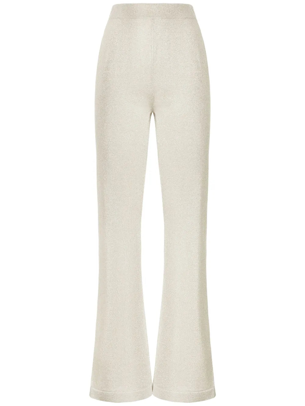 High-Waisted Flared Trousers