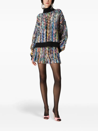 Roll-Neck Knitted Jumper