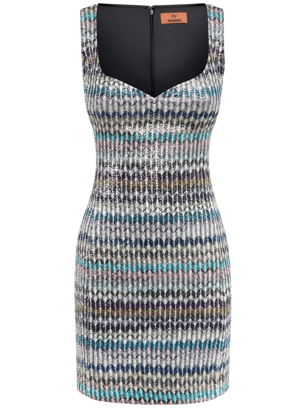 Lamé Knitted Mini Dress