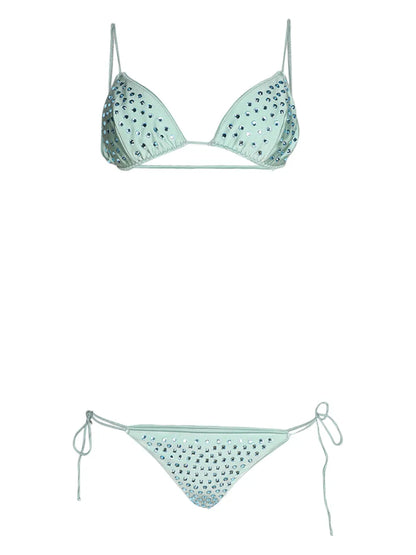 Gem Crystal-Embellished Bikini