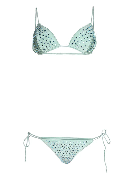 Gem Crystal-Embellished Bikini
