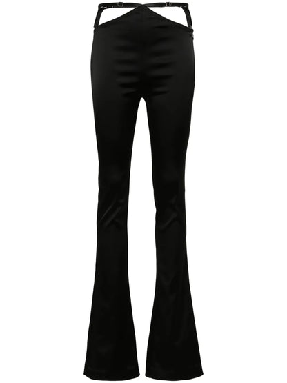 Cut-Out Flared Trousers