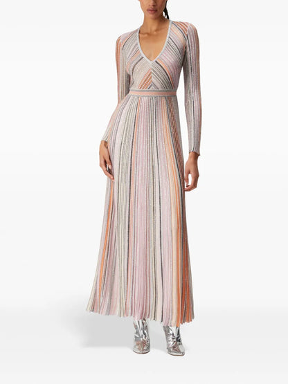 Sequin-Embellished Maxi Dress