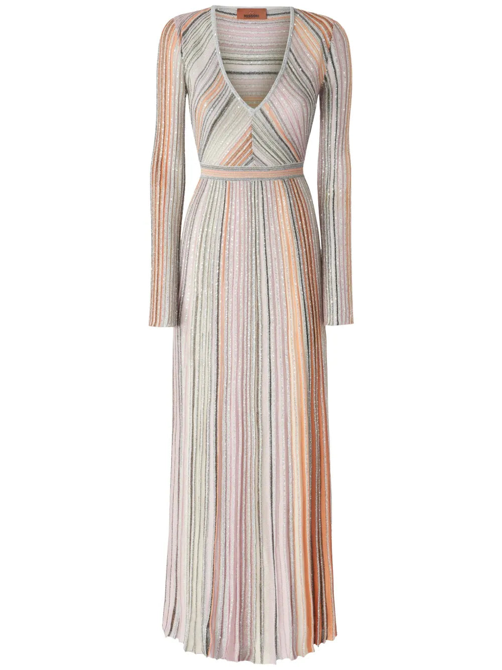 Sequin-Embellished Maxi Dress