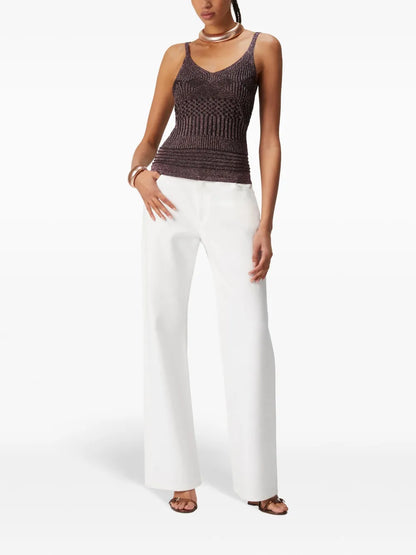 Metallic Knitted Tank Top