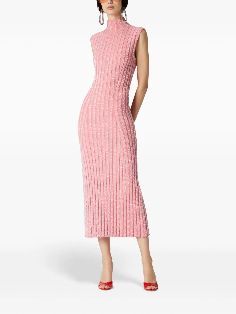 Sequinned Midi Dress
