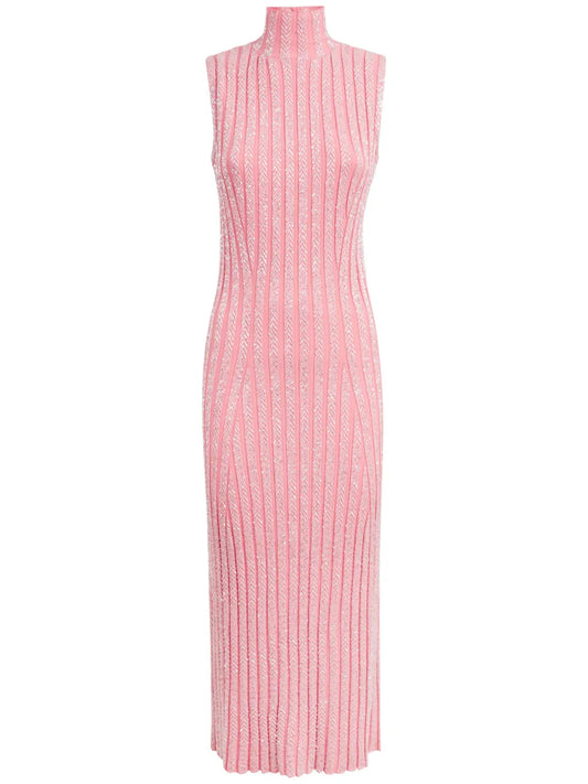 Sequinned Midi Dress