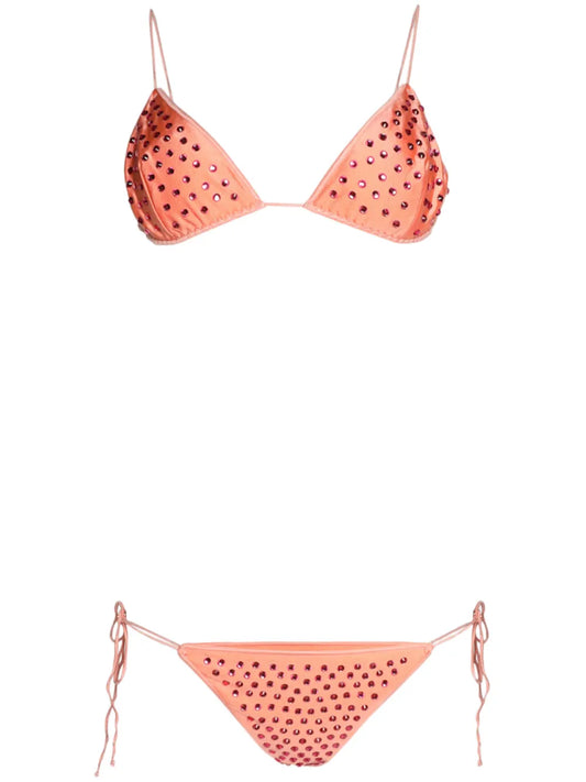 Gem Crystal-Embellished Bikini