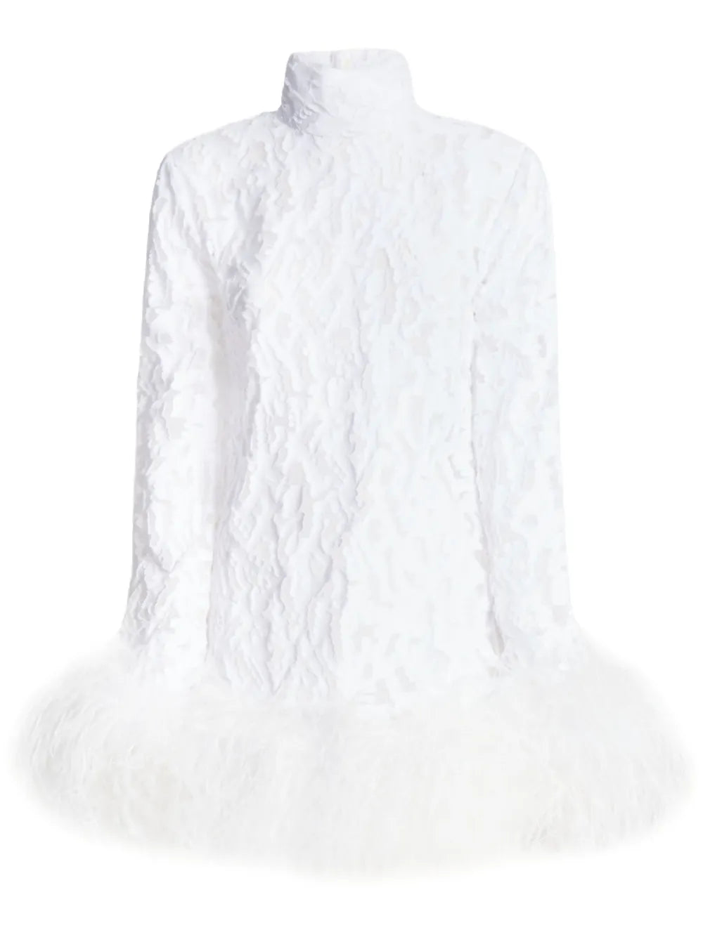 Gina Gina Gina Feather-Trim Minidress