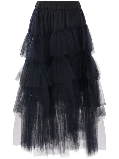 Tulle Midi Skirt