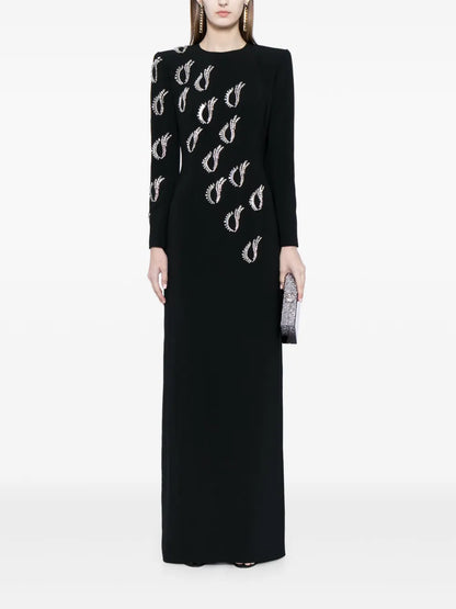 Jealous Crystal-Embellished Maxi Dress