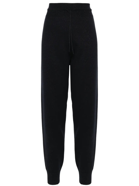 Glittered Knitted Track Pants