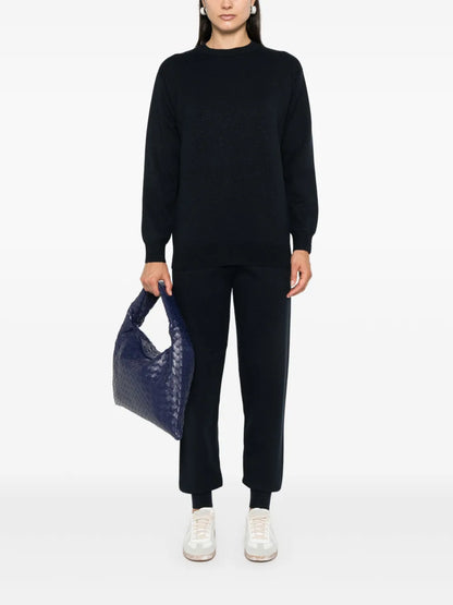 Glittered Knitted Track Pants