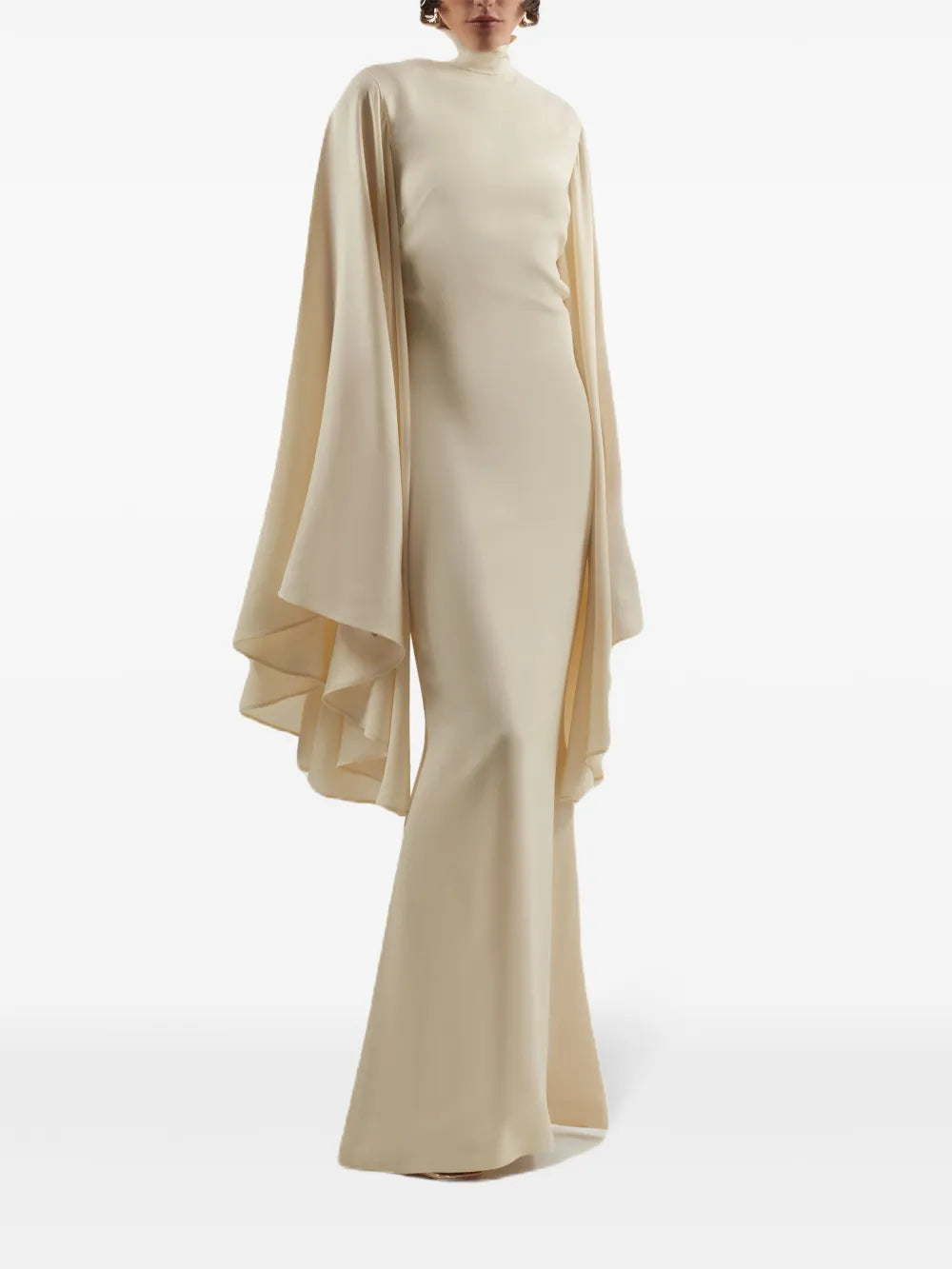 Mina Draped-Detail Gown