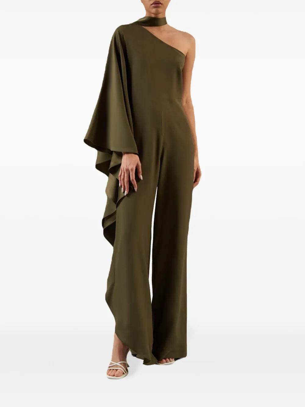 Ebro One-Shoulder Wide-Leg Jumpsuit